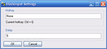 BlockInput screenshot