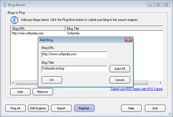Blog Blaster screenshot