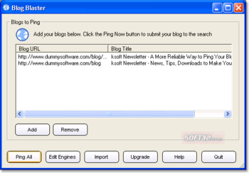 Blog Blaster screenshot 3
