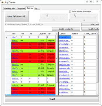 Blog Checker screenshot 2