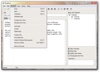 BlogDesk screenshot 4