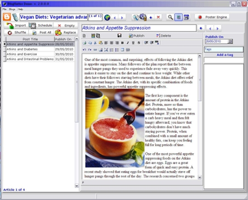 BlogHatter Demo screenshot