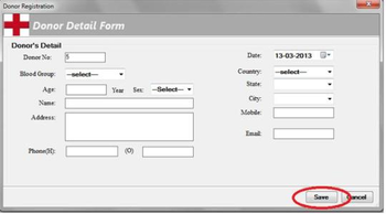 Blood Management Software screenshot 2