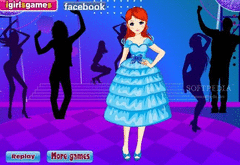 Blue Ball Dress Up screenshot