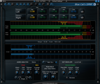 Blue Cat's DP Meter Pro screenshot