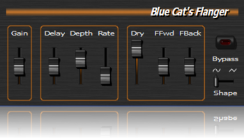 Blue Cat's Flanger Direct X  screenshot