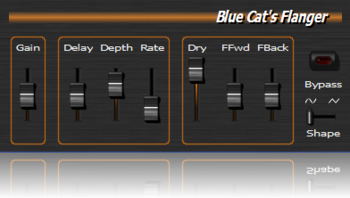 Blue Cat's Flanger VST  screenshot