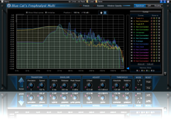 Blue Cat's FreqAnalyst Multi Direct X  screenshot