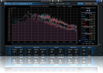 Blue Cat's FreqAnalyst Pro Direct X  screenshot