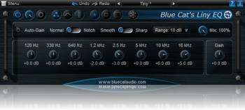 Blue Cat's Liny EQ screenshot 4