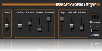 Blue Cat's Stereo Flanger  screenshot