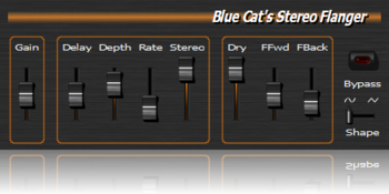 Blue Cat's Stereo Flanger Direct X  screenshot