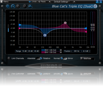 Blue Cat's Triple EQ screenshot 3