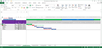 Blue Excel screenshot 3
