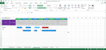 Blue Excel screenshot 4