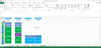 Blue Excel screenshot 5