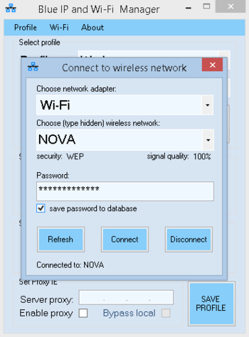 Blue IP and Wi-Fi Manager screenshot 3