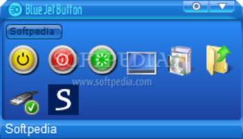 Blue Jet Button screenshot