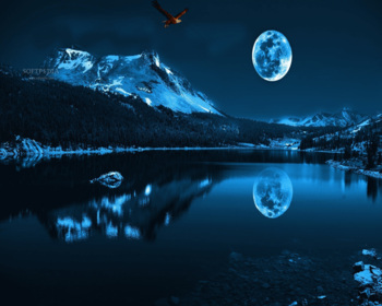 Blue Moon Screensaver screenshot