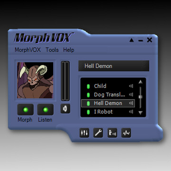 Blue Satin Skin - MorphVOX Add-on screenshot 2