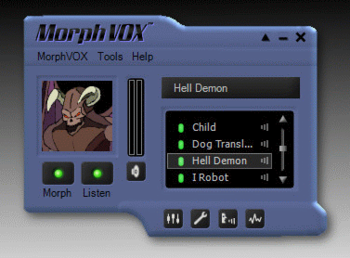 Blue Satin Skin - MorphVOX Add-on screenshot