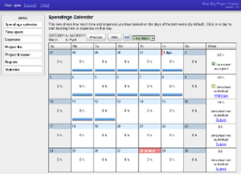 Blue Sky Project Tracker screenshot