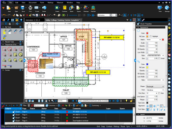 Bluebeam Revu CAD screenshot