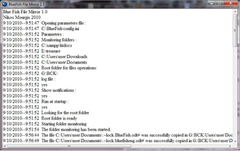 BlueFish File Mirror screenshot