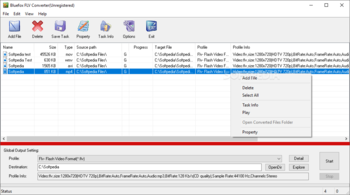 Bluefox FLV Converter screenshot