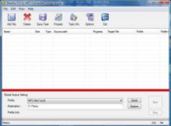 Bluefox FLV to MP3 Converter screenshot