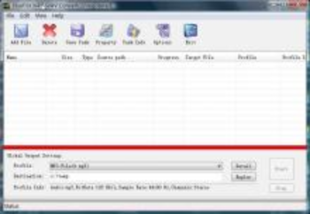 Bluefox MP3 WAV converter screenshot 2