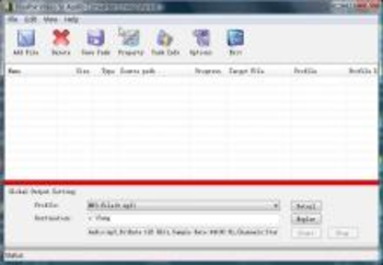 Bluefox Video to Audio Converter screenshot