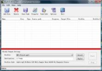 Bluefox WMA MP3 converter screenshot