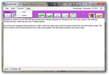 BlueGem screenshot 2