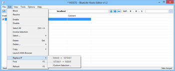 BlueLife Hosts Editor screenshot 3