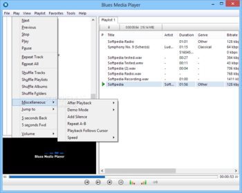 Blues Media Player screenshot 2