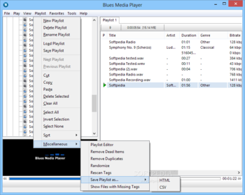 Blues Media Player screenshot 4