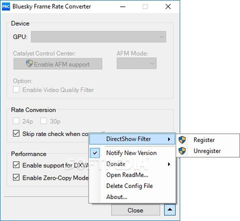 Bluesky Frame Rate Converter screenshot 2