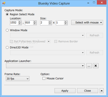 Bluesky Video Capture screenshot