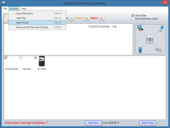 Bluetooth Advertising Software screenshot 3