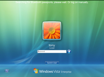 Bluetooth Passport PRO for Vista screenshot