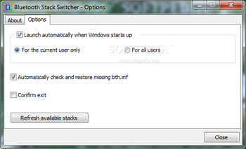 Bluetooth Stack Switcher screenshot 2