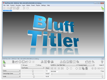 BluffTitler DX9 screenshot 2