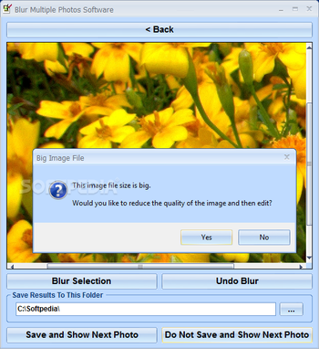 Blur Multiple Photos Software screenshot 4