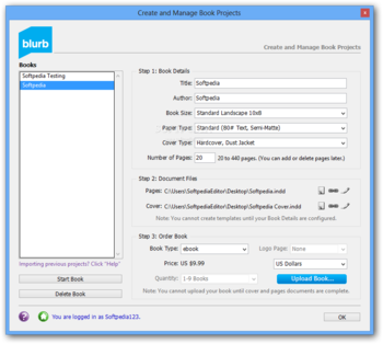 Blurb Book Creator screenshot 2