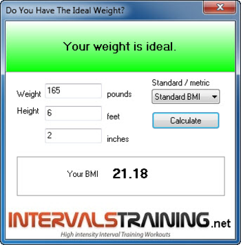 BMI Calculator screenshot