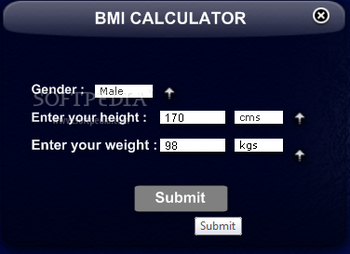 BMI_Calculator screenshot 2