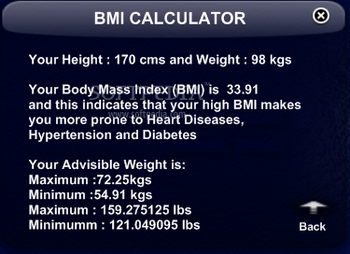 BMI_Calculator screenshot 3