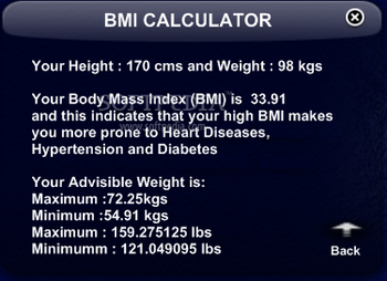 BMI_Calculator screenshot 4