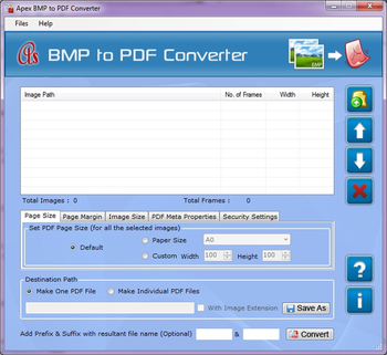 BMP to PDF Converter screenshot